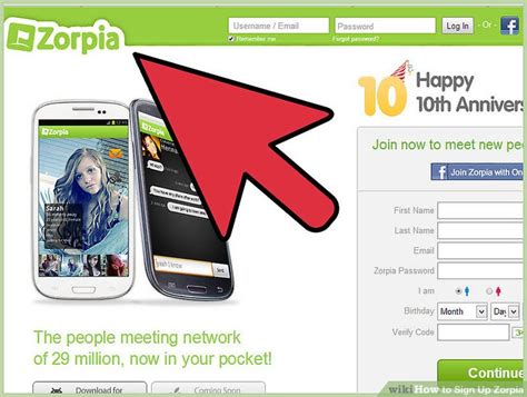 How to Sign Up Zorpia: 7 Steps (with Pictures)